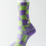 SIMPLEMENT STUDIO - damier mauve et vert