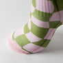 SIMPLEMENT STUDIO - damier rose et vert