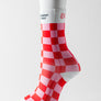 Fondation En Coeur Octobre 2023 - damier rose et rouge