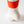 Crème avec bande large orange