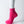 Bas Court Rose Avec Logo Blanc