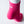 Bas Court Rose Avec Logo Blanc