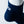 Bas Court Bleu Marine Avec Logo Blanc